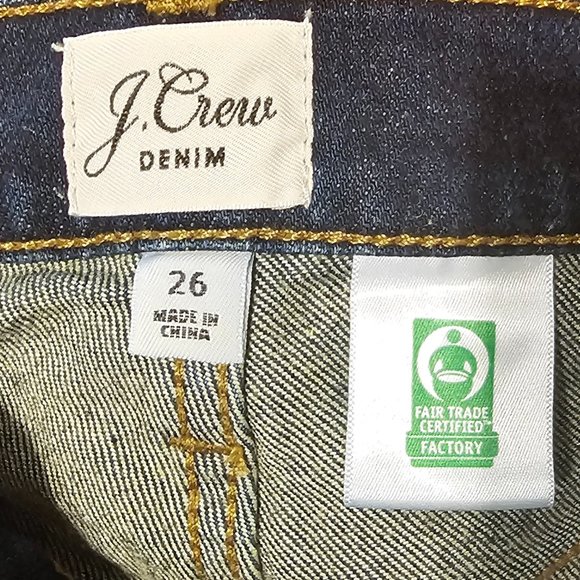 J.Crew New 9” Toothpick Jeans SZ 26 - Picture 4 of 7